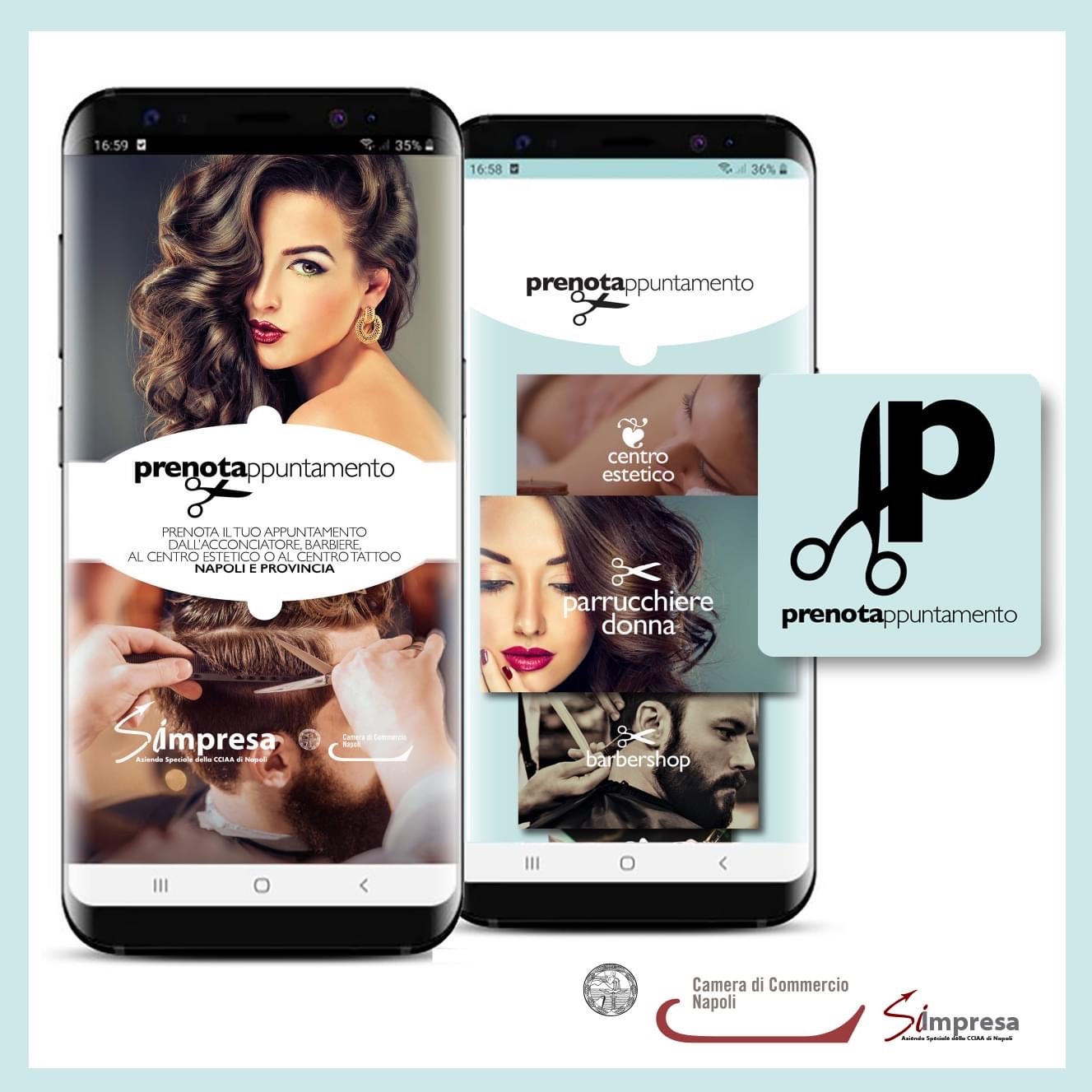Un App gratuita per prenotare gli appuntamenti dall’acconciatore, barbiere, al centro estetico o al centro tattoo di Napoli e Provincia.